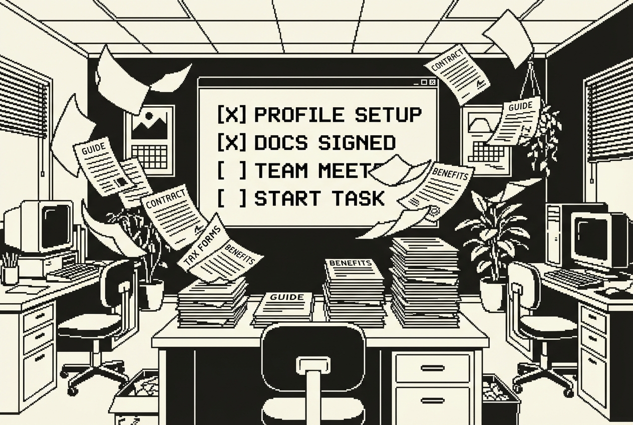 Personalized onboarding documents assembling automatically